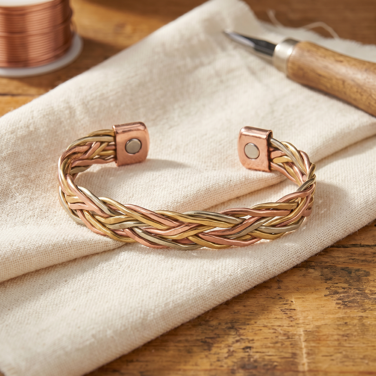 Marschland – Kupferarmband aus 99,9 % Kupfer von Cupria Schmuck