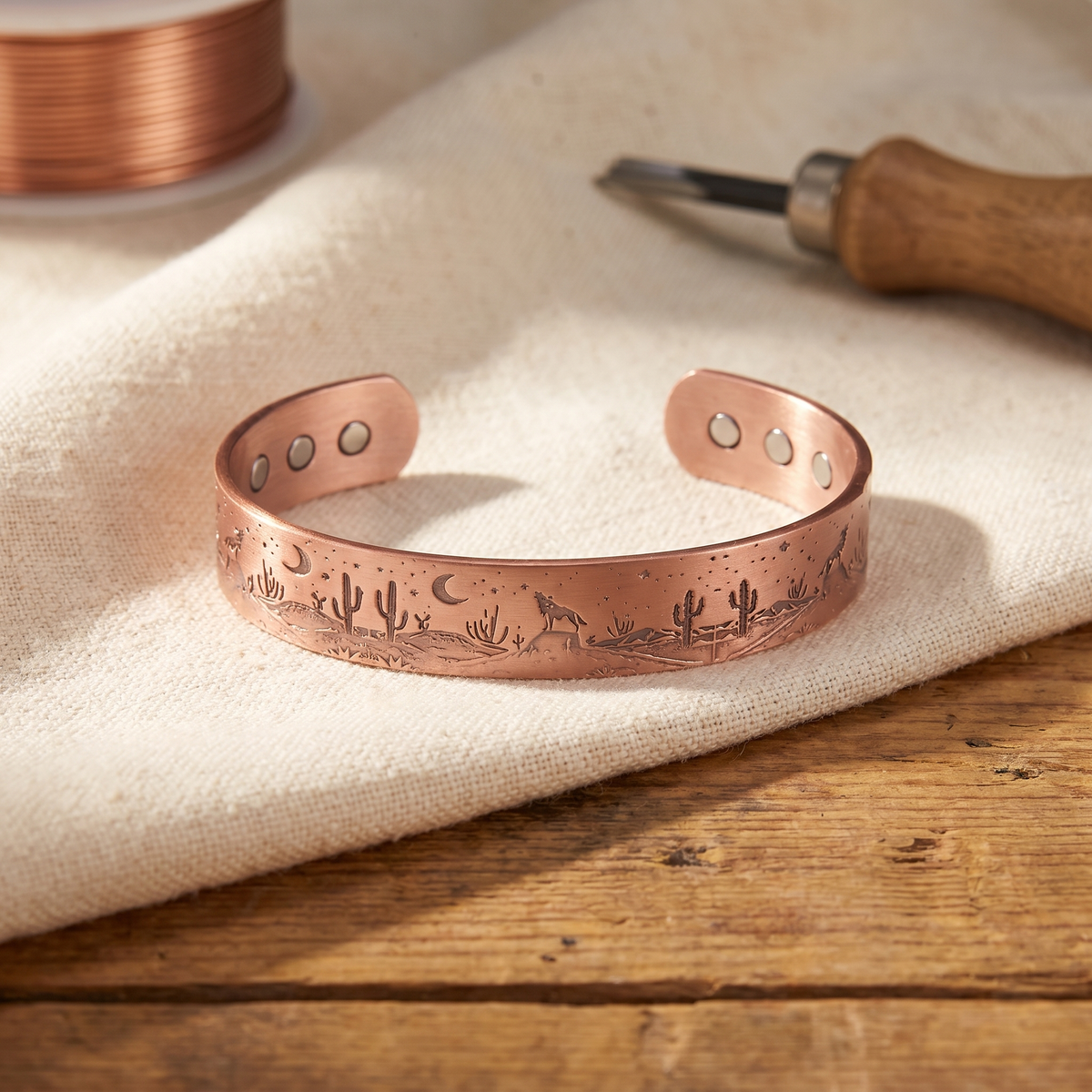 Bucht – Kupferarmband