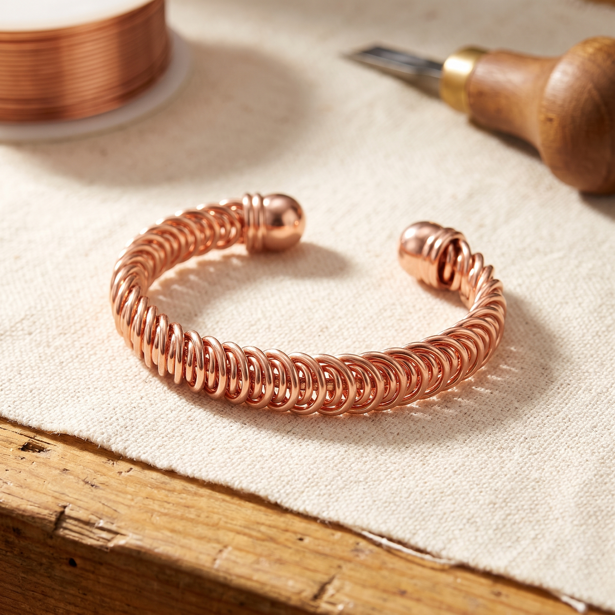 Windstoß – Kupferarmband