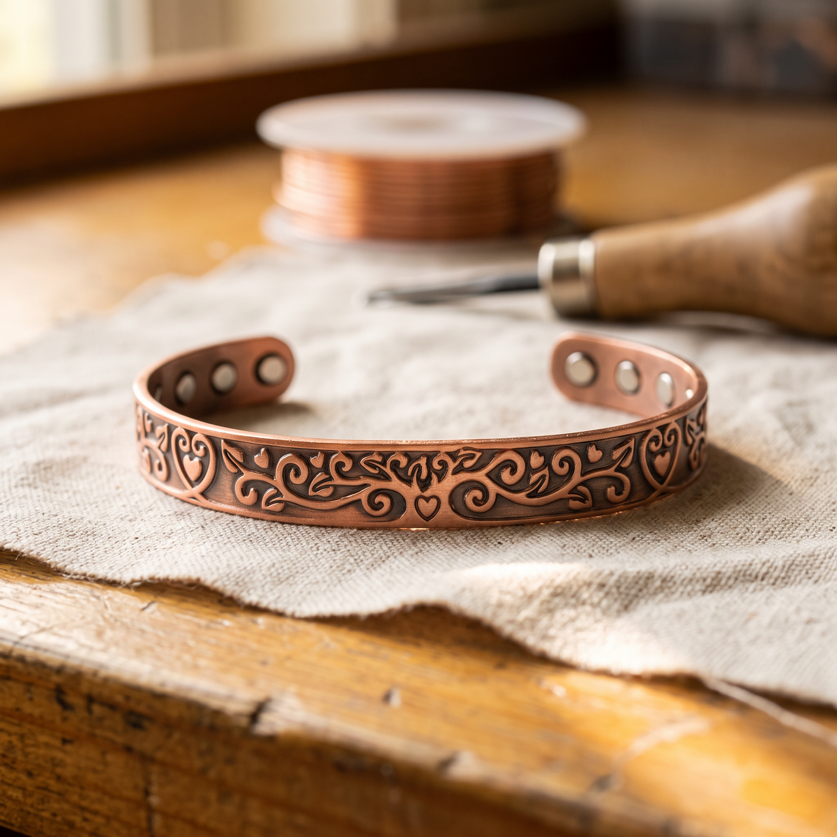 Gezeiten – Kupferarmband
